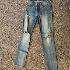 Hudson Jeans Women's Straight Leg Blue Jeans